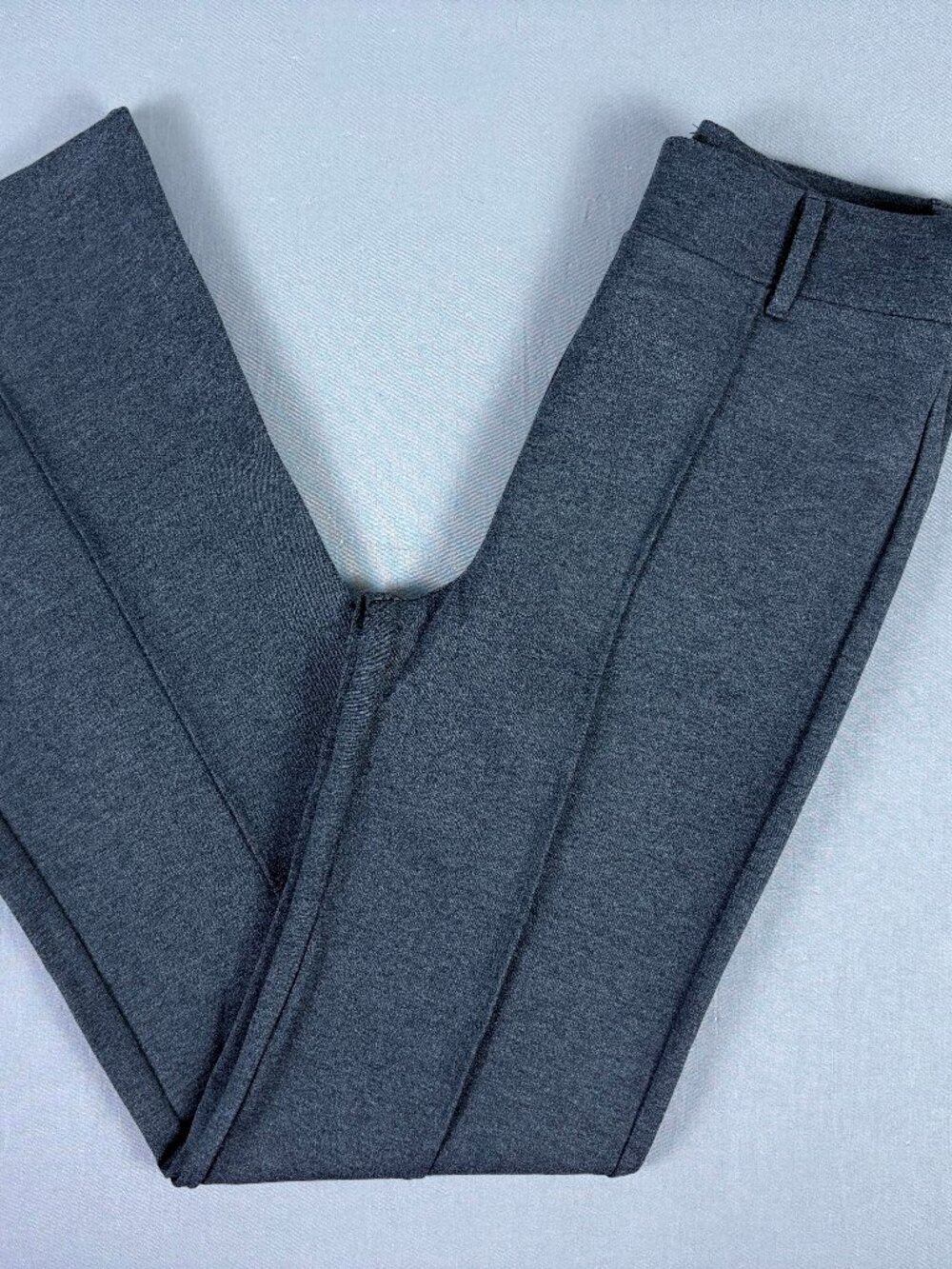 NWT Quince Ultra-Stretch Ponte Flare Leg Pants Charcoal Small Long 32"